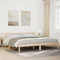 Myheimly Kiefer Massivholzbett Bettgestell Bett Holzbett Futonbett Bettrahmen Schlafzimmerbett Schlafzimmermöbel Natur,180 x 220 cm