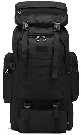 Generisch -Rucksack - Wasserdichte Heavy Duty Jagdrucksäcke Für Herren 80L | -Wanderrucksäcke Für Outdoor-Wandern, Bergsteigen, Rucksackreisen,