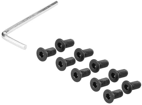 Opatiny Juego de tornillos para patinete eléctrico con llave para Ninebot ES1 y ES4 - Kit de montaje de acero inoxidable para mástil delantero de repuesto