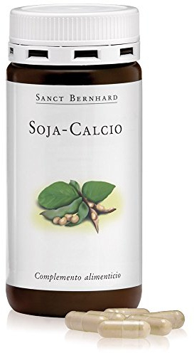 Soja-Calcio Isoflavonas 120 Cápsulas con 50mg Isoflavonas de soja, 155mg calcio y 200µg biotina