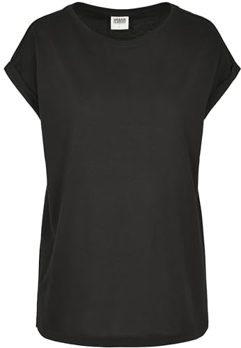 Urban Classics Damen, T-Shirt, Schwarz, S
