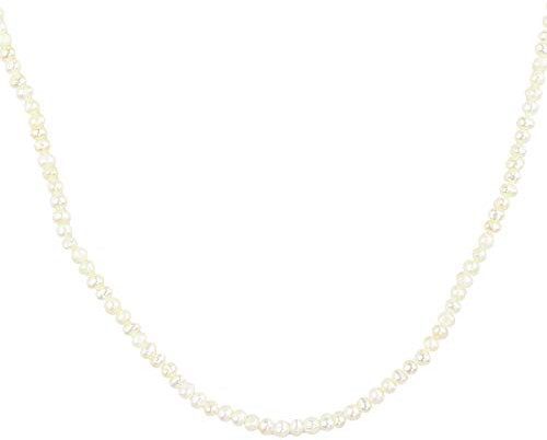 DUR Perlenkette | Süßwasserperle 2,5-3 mm | Verschluss 925 Silber | K2130 | 45 cm