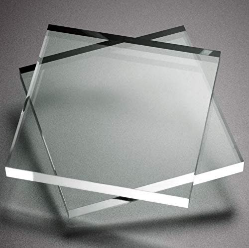 Transparent metakrylat 4mm glas eller akrylglas - olika mått (90cm x 70cm)