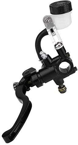 Yctze 22 mm 7/8 tum universell motorcykel rund hydraulisk styre bromscylinder master koppling spak hydraulisk broms koppling spak (vänster övre pump)