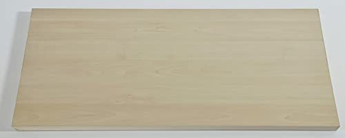 Dekoleidenschaft Regalboden Premium in 3 Farben & 2 Größen, Regalboden Holz Regalbrett Wandboard (ahorn, 79x37 cm)