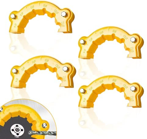 4 Stück Bohrerschärfer Werkzeug, Bohrer Schleifgerät Mehrzweck Bohrer Schleifen Drill Bit Sharpener Effiziente für Bohrerschärfgerät Winkelschleifer Schleifwerkzeug