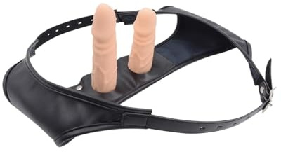 JiXGzAo Consolador Con Correa De Castidad Con Consolador Interior, Anal, Vaginal, 2 Consoladores, Arnés Con Correa for El Pene, Tapón Anal, Consolador Erótico, Juguete Sexual Extremo for Mujeres