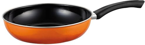 Riess, 0057-034, Emaillepfanne Ø 28cm, Classic, CORALL, Rosa, Volumen (empf.): 2,5 Liter, Herstellung in Österreich, LBH: 47,3x29,2x8,8cm, 2,003kg, Emailliert, Induktionskocher kompatibel