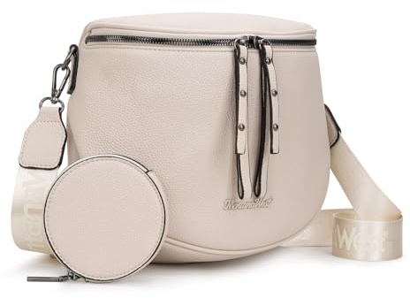 Montana West Crossbody Bags Bum Bag for Women Large Sling Bag with Adjustable Strap and Coin Purse, MWC-285BG