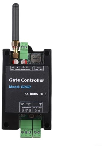 G202 4G Abridor de puerta GSM Controlador de puerta Sistema inalámbrico con abierto para obturador de puerta de garaje Dispositivo de entrada segura Control remoto de largo alcance para relé