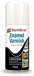 Humbrol Matt Spray Paint - AD6998 Enamel No 49 Varnish 150ml - Model Paints for Plastic Kits, Fast-Drying Modelling Paint for Crafting Surfaces Including Plastic, Fabric, Glass, Wood & Metal Models