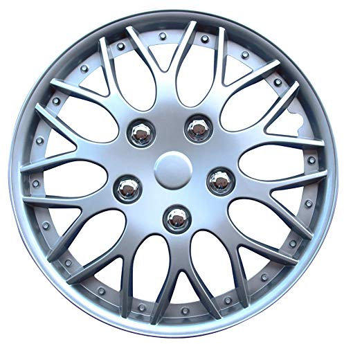 AutoStyle KT-970-14S/L Set Copricerchio Missouri 14 Silver, 4 pezzi