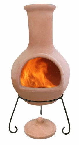 Gardeco Colima Mexican Chimney, Natural Terracotta, X-Large