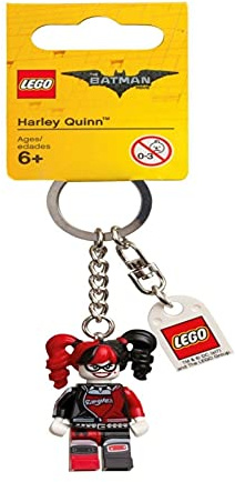 LEGO Batman Movie Harley Quinn Key Keyring Construction Game Ages 6+