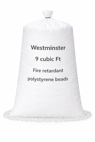 Bean Bag Filling Refill Booster Polystyrene Extra Beads Top Up Bag Beans Balls Various Sizes (9 Cubic Feet)