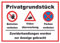 HB-Druck Privatgrundstück Betreten und Parken verboten Videoüberwachung Schild A3 (297x420mm)