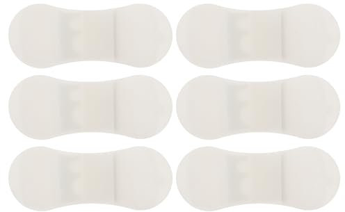 Healifty 6pcs Grip- Lok Securement Device per, PICC& Drain Hub Securement Materiale Flessibile - Design a basso profilo per il comfort del paziente - Forniture mediche