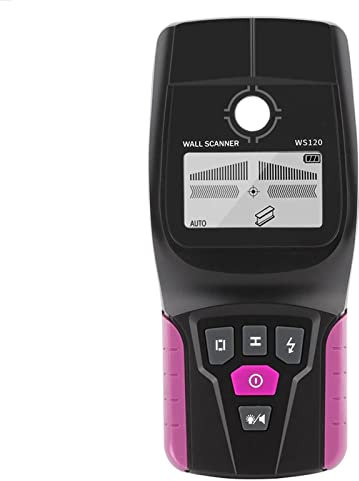 SHALOLY Scanner da Parete 5 in 1, rilevatore da Parete Portatile per Metallo/Legno/Cavo/Filo/Perno/PVC/Scanner per Tubi con Display Digitale
