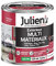 Julien Peinture Multi-Matériaux Satin en phase Aqueuse - Bois, Fer, Alu, PVC, Zinc, Acier galvanisé, brut ou peint - Framboise 0,125 L