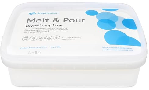 Rohseife zum Seifengießen Sheabutter 1kg Seifenbasis