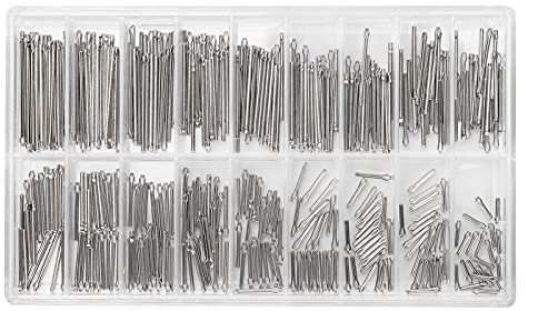 Uhren-Spaltstift, Uhrenarmband-Schrauben, 360 Stück, Uhrenstifte, Uhren-Federsteg, Uhrenarmband-Verbindungsstift, Verbindungsstift für Uhr