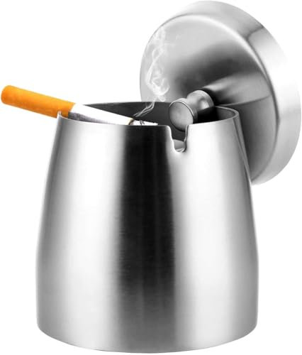 Cendrier,Cendrier Exterieur,Cendrier Exterieur Avec Couvercle,Cendrier Interieur, Cendrier De Table,Cendrier Avec Couvercle,Cendrier Fermé, Cendrier Coupe-Vent Avec Couvercle