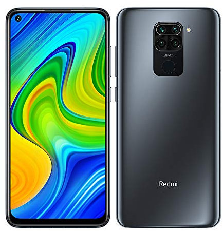 Xiaomi Redmi Note 9 Smartphone 4GB 128GB Hotshot de cámara cuádruple de 48MP 6.53” FHD+ DotDisplay 5020 mAh 3.5mm Headphone Jack NFC Negro