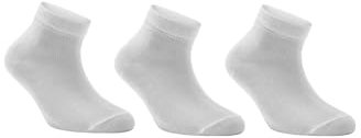 LANCETTI - 3 ou 6 paires de chaussettes courtes enfant et fille en coton fil d'Écosse, transparentes et confortables - Différentes couleurs disponibles, Blanc, 23-26