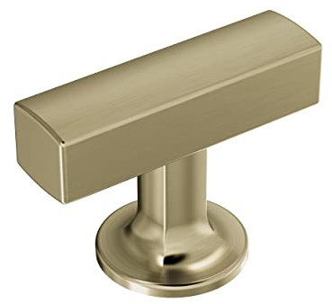 Amerock BP37100BBZ | Kitchen Cabinet Knob | Golden Champagne | Everett | 1-3/4 in (44 mm) Length | Cabinet Hardware | Bar Furniture Knob | Dresser Drawer Knob | Bathroom Cabinet Door Knob