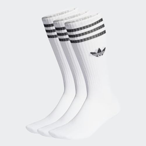 ADIDAS IJ0734 SOLID CREW SOCK Calzini Unisex Adulto white Taglia L