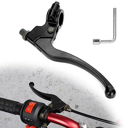 RUHUO Levier d'embrayage 7/8 Dirt Bike, 22mm Kit levier d'embrayage gauche en alliage d'aluminium Remplacement pour 196cc 6.5HP Massimo MB200 Heat Warrior MB165 MB200 Hensim Doodle Bug 97cc Mini Bike