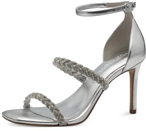 Tamaris Sandalias de mujer 1-28035-42, plata, 39 EU