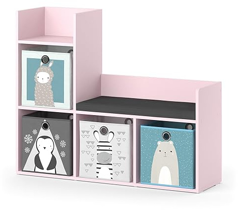 Vicco Kindersitzbank Luigi, Rosa, 107.2 x 88.6 cm