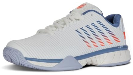 K-Swiss Hypercourt Express 2 - Zapatillas de Tenis para Hombre, Color Blanco, Talla 44,5 EU, White Infnty Scrltibis, 44.5 EU