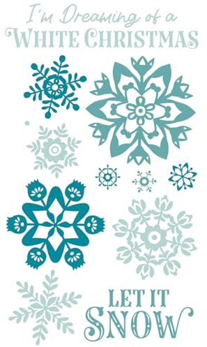 Sizzix Clear Stamps Set White Christmas by Catherine Pooler