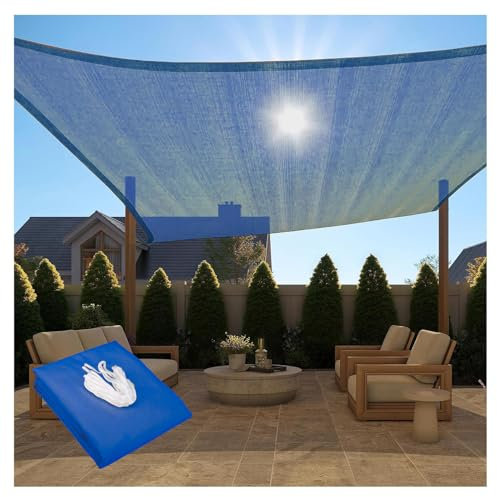 Baldacchino blu scuro impermeabile della vela del parasole per l'abitudine del giardino del prato inglese