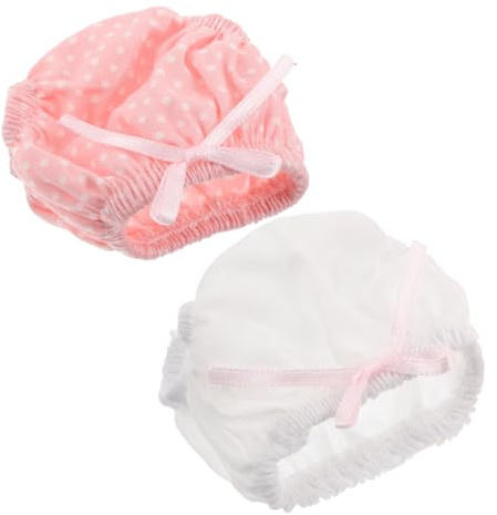 SOPOTUTU 2 Pièces sous-vêtements pour Poupées Filles en Polyester, Culottes Triangulaires Ajustées et Solide, Accessoires de Costume pour Jeux de Rôle