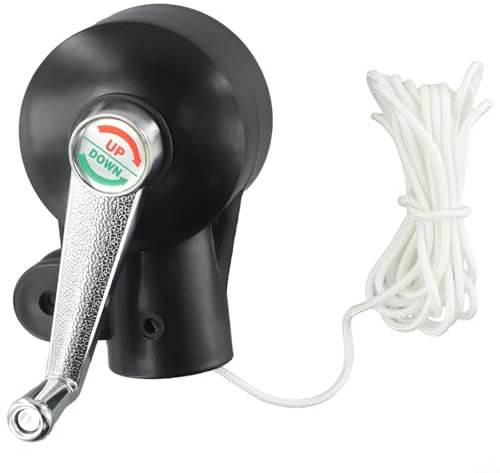 RichVibe Manivelle de rechange en acier pour parasol d'extérieur, terrasse, jardin, cour, plage