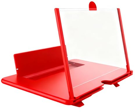 Ingranditore Schermo Per Telefono Cellulare,Lente Di Ingrandimento Da Tavolo 3D HD - Lente di Ingrandimento Mobile - Per Bambini E Anziani, Per Guardare Video, Per Serate Film, Per Casa E Viaggio