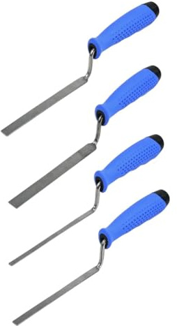 Hipzeepo Set di Strumenti per la Muratura per la di - 4 Pezzi, Include Cazzuola per Stuccatura, Cazzuola per Misurazione e Puntatore In Acciaio Inossidabile con Borsa di Stoccaggio.
