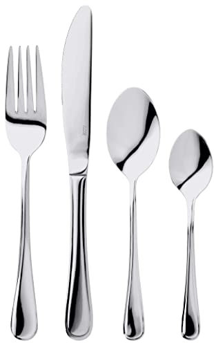 Judge Lincoln 24-Piece Stainless Steel Cutlery Set in Gift Box for 6 People, Dishwasher Safe - 25 Year Guarantee