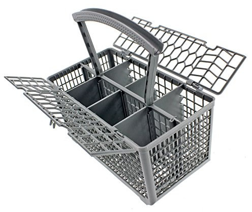 Spares2go Cutlery Basket Cage & Lid for Kenwood Dishwasher (Removable Handle, 235 x 240 x 145)