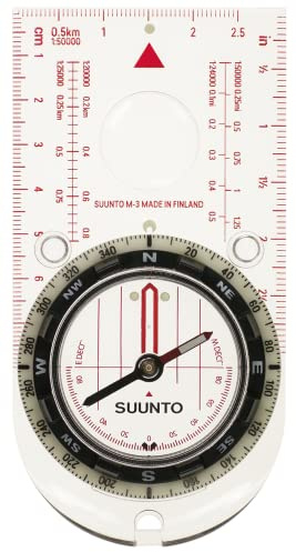 SUUNTO Unisex Kompass M-3 Nh Compass Messer, Weiü, Einheitsgröße EU, Weiß
