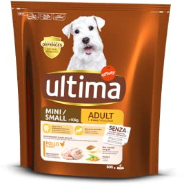 Ultima Cibo per Cani Mini Adult con Pollo, 800 g