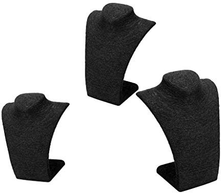 Tubayia 3 Stück Schmuckbüste Kettenständer Schmuck Display Ständer für Halskette Anhänger