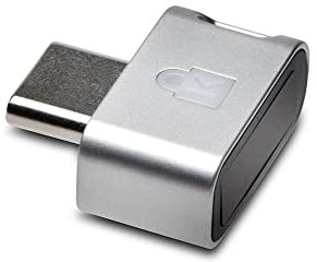 Kensington VeriMark Guard USB-C Fingerprint Security Key, FIDO2 WebAuthn/CTAP2 & FIDO U2F, Sicherheitsschlüssel, Biometrische Zwei-Faktor-Authentifizierung, Windows, Chrome, macOS, iOS, K64709WW