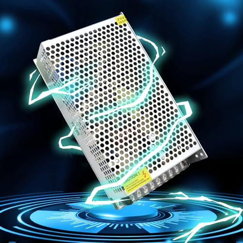 LightingWill Schaltnetzteil 12V 20A 240W Netzteil, LED Trafo Schaltwandler AC 230V auf DC 12 Volt, Adapter Transformator für LED Streifen Lichter, 3D Drucker, CCTV, LED Beleuchtung