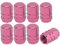 VekAuto 8 Stück Reifenventilkappen, 10x17MM Auto Radventilkappe Universal für Auto Fahrrad Motorrad Anti-Crash Aluminiumlegierung Pink Reifenventilabdeckung Ventilkappe Reifenventilkappe