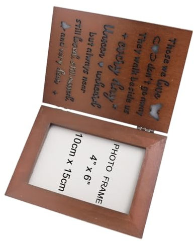 Elegant Lighted Picture Holder Photo Frame Enhances Photos With Soft Illuminated Light For Bedroom Or Office