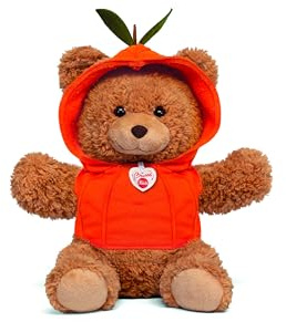 Trudi Orso Marlon Halloween Zucca | Peluche decorazioni giochi Halloween, Spooky season, idea regalo | 30x36x36 cm taglia M | Halloween collection | modello 15818